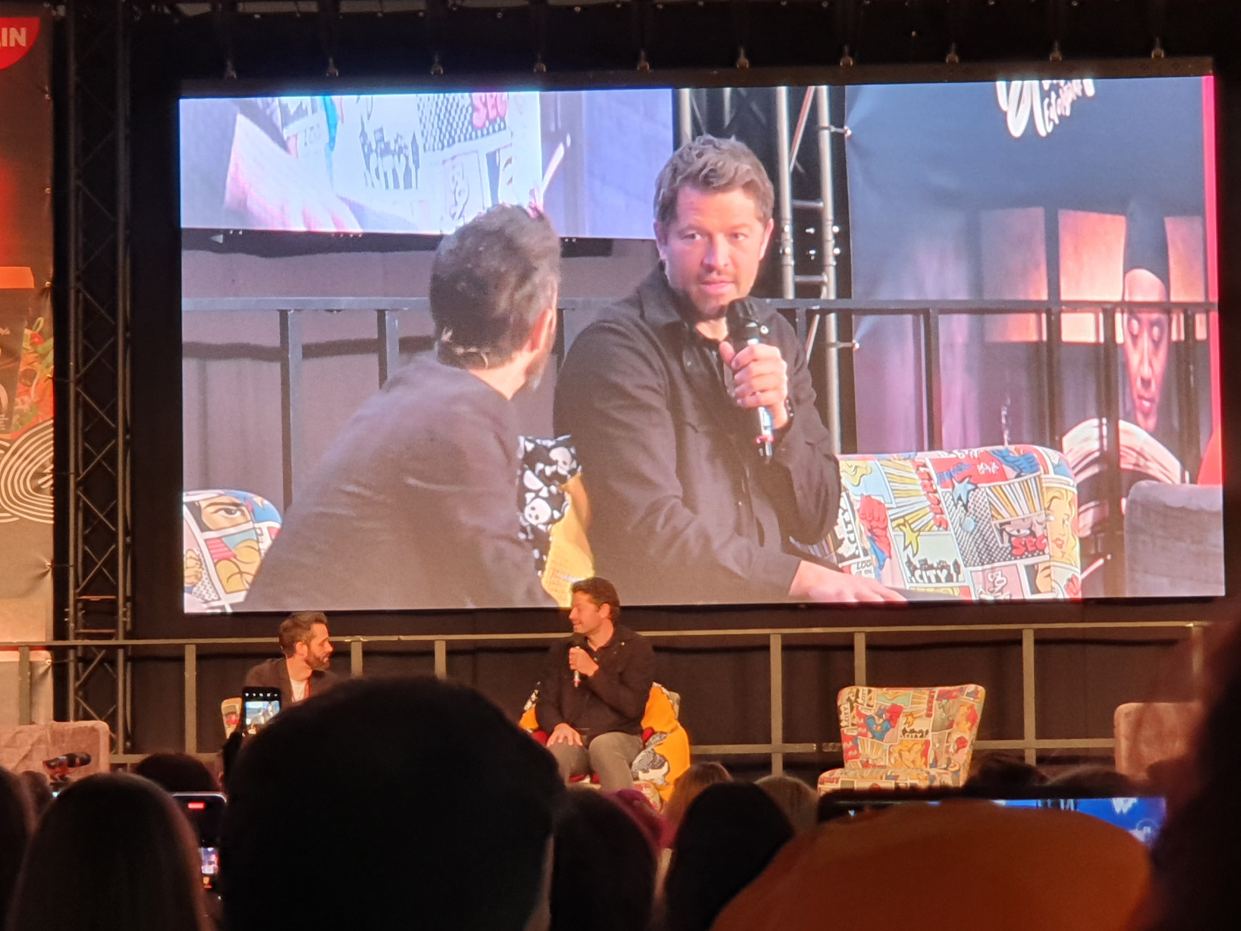 Misha Collins at his Comic Con Panel